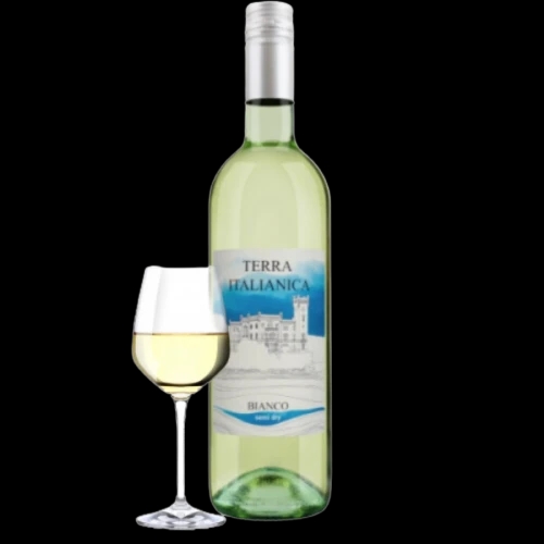 Terra Fresca wine Bianco Amabile (semi-sweet, white, Italy)