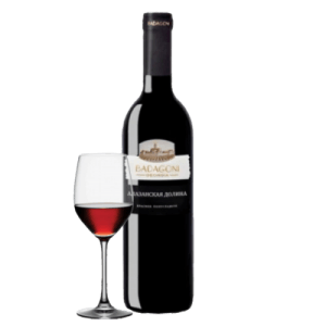 Wine "Alazanska dolina" red semisweet