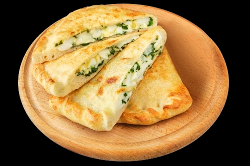 Calzone with egg