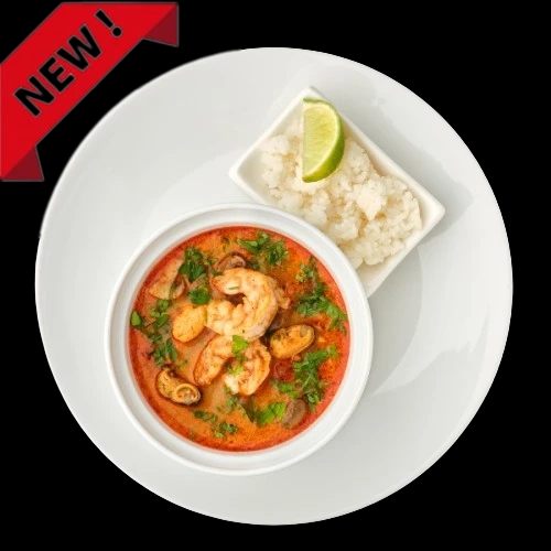 Tom Yum with seafood