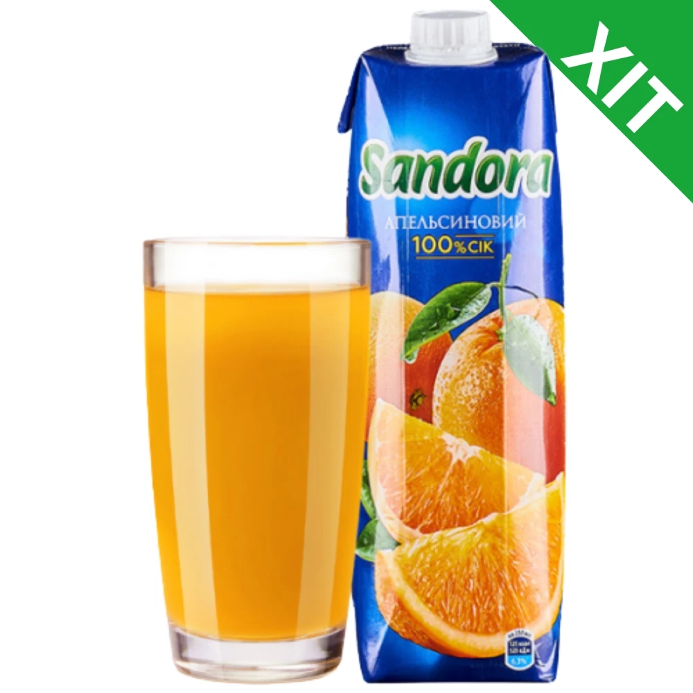 Сок Sandora апельсиновый