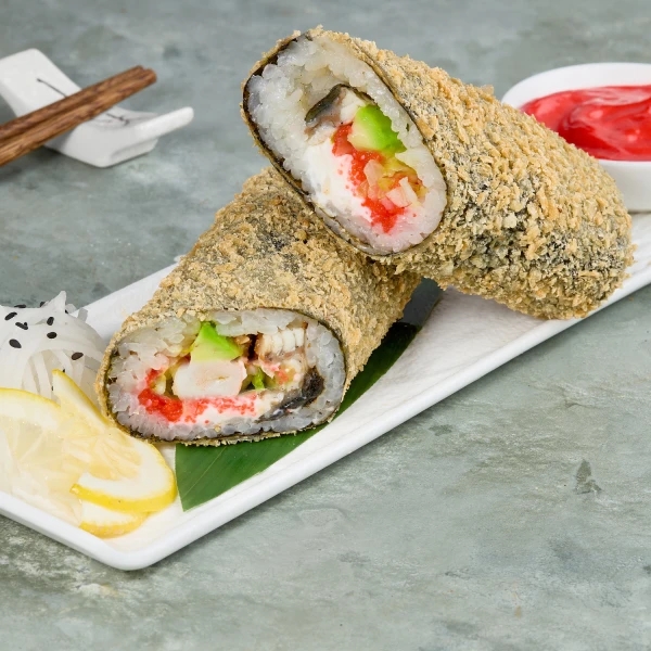 Panko Sushi Shawarma with eel