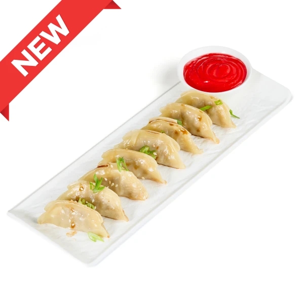 Beef and pork gyoza