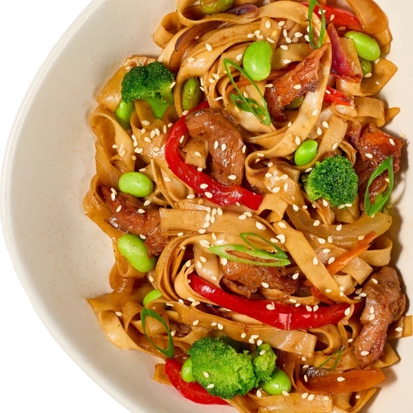 Udon with chicken