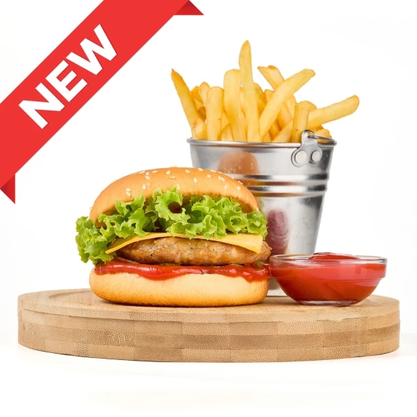 Combo set: Kids' chicken burger with fries