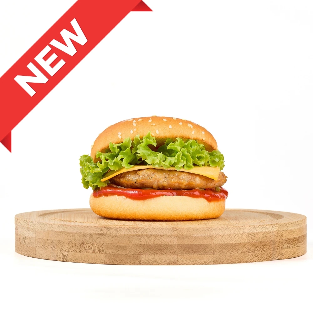 Kids' burger with tender chicken