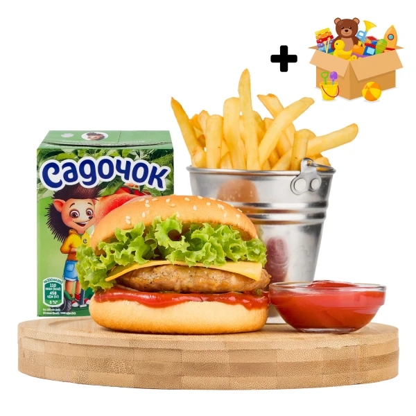 Combo Set: Happy Box Chicken Burger