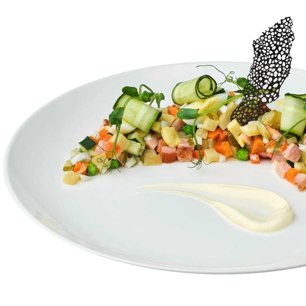 Olivier salad with chicken