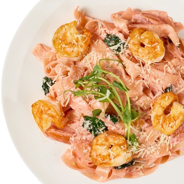 Паста з креветками