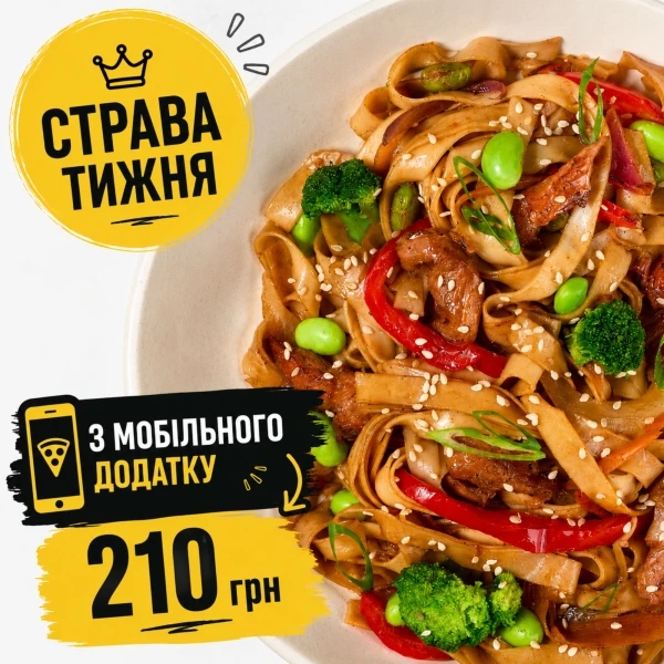 Udon with chicken