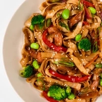 Udon with chicken